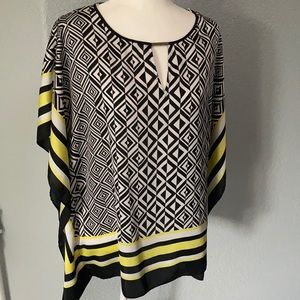 Dana Bachman 100% polyester Blouse